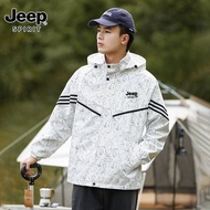 Jeep tinh thần 1941 estd mùa xuân và mùa thu áo khoác Jacket ngoài trời giản dị áo khoác jacket thời