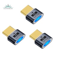 Virtual HDTV 4K Display Headless Adapter 3Pcs 1080P@ 60Hz/120Hz Support Maximum 4K@ 60Hz Resolution