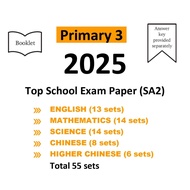 2025 Primary 3 SA2 Top Schools Exam Paper English/Math/Science/Chinese/Higher Chinese P3