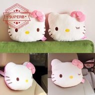 Cartoon Car Plush Neck Pillow Car Headrest Cute Kt Cat Pillow Car U8e6