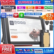 THINKCAR THINKSCAN 689BT Alat Diagnostik OBD2 Kereta DoIP BOLEH FD Semua Sistem 34 Tetapkan Semula P