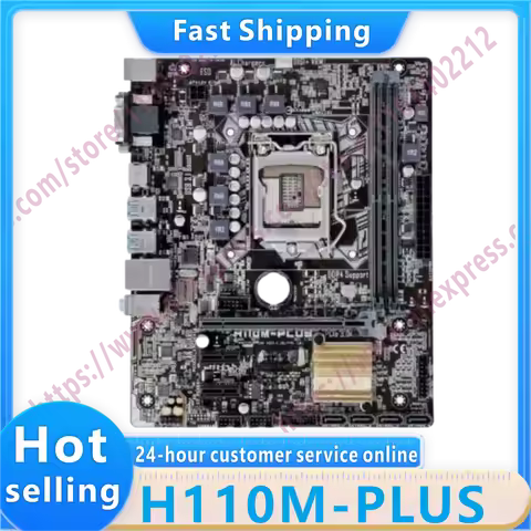 H110M-PLUS LGA 1151 Motherboard H110 PCI-E 3.0 4×SATA III USB3.1 Micro ATX test