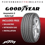 245/40R19 275/35R19 Goodyear Assymetric 3 19 inch Run Flat BMW 5 series Mercedes E Cla Tyre (Free Installation/Delivery)