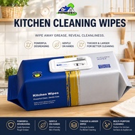 80pcs Kitchen Cleaning Wipes Strong Decontamination Kitchen Wipes Degreasing