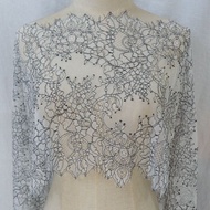 Border lace / French lace / Eyelash Border Lace 35cm DIY for dress