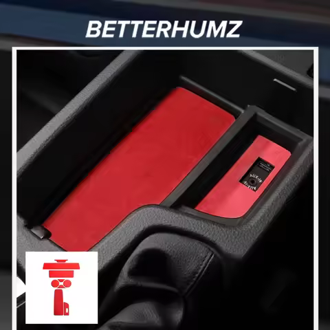Make of Alcantara For BMW F30 F32 F33 F34 2013-2019 3 4 Series Center Console Gear Shift Cup Holder 
