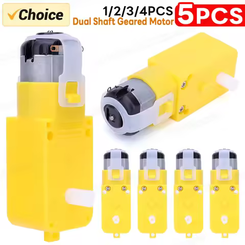 1-5PCS TT Motor 130motor Smart Car Robot Gear Motor for Arduino DC3-12V DC Gear Motor Intelligent Ca