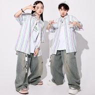 Street Dance Children's Trendy Clothing hiphop Children's Clothing Drum Performance Clothing Boys Hi