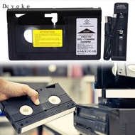 [Cuticate1] VHS C Cassette Adapter Portable Professional VHS Tapes Video Cassette Player Vcr