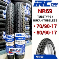 Irc nr69 70/90-17 Tire 80/90-17 Tire Motorcycle Jupiter Vega Supra Revo Satria Smash Shogun tire 70/