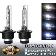 2Pcs D2S D2R D4S D2R Xenon 55W Bulbs for Car Headlight HID Bulb with Metal Bracket Protection 4300k 