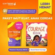 Expert Boost - Paket Bundling | Gummy Vitamin D 600 IU + Board Book Courage