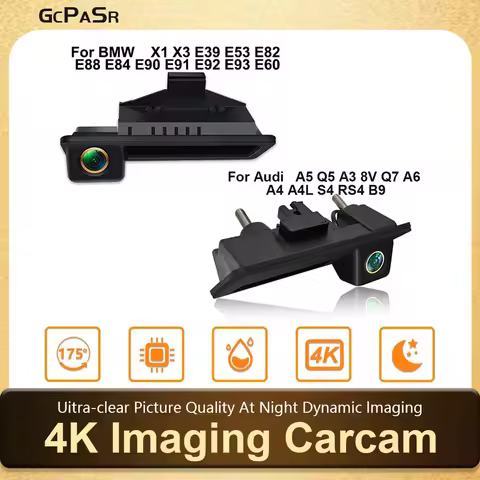 Rear View Camera For Audi A5 Q5 A3 8V Q7 A4 A4L S4 For BMW X1 X3 E39 E53 E82 Backup Reverse AHD 2K F