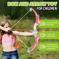 Children's Bow and Arrow Set Outdoor Sports Shooting Luminous Sucker Bow and Arrow Large Soft Head Stall Toy