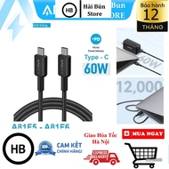 Anker A81F5, A81F6 USB C to C 3ft/0.9M 6ft/1.8m Nylon braided fast charging cable HaiBunStore