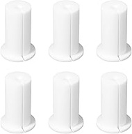 Laroal 6 Pieces 3/4" Wall Hole Cable Grommet Kit Silicone Feedthrough Hole Cover Socket for Ethernet