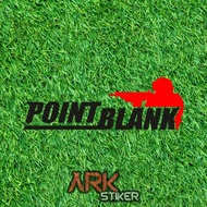 Cutting Sticker Point Blank