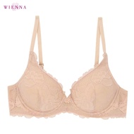 Wienna DB97371 ชุดชั้นใน เวียนนา Beauty เสื้อชั้นใน มีโครง (Push Up) ไซซ์ ABC 32-36 สีม่วงอมฟ้า  ชมพ