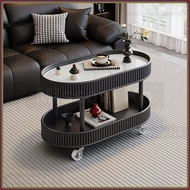 Trolley cart Trolley with wheels Trolley with Wheel Trolley with Wheel Light Luxury Oval Living Room