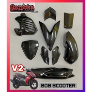 🛵 NVX155 V2 PLASTIK CARBON BOZOOKA BAZOOKA NVX WATER TRANSFER 5D AEROX