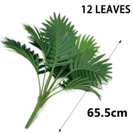 Large Artificial Palm Tree Tropical Fake Plants Potted Fake Tree Branch Green Leaves for Home Garden