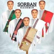 MERAH HIJAU Turban Kashmiri Turban/ Arrifat Turban/ Long Turban/ Red Turban/ Cream Turban/ Black Tur