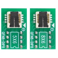 DFN8 to DIP8 Socket 6x 8 5x 6 Burning Socket for T48 TL866II /H CH341A EZP2023