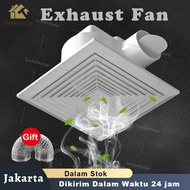 Exhaust Fan / Kipas Angin Hexos Plafon Dak 8 Inch / Ventilasi Kipas Yang Kuat Untuk Dapur Toilet Jen