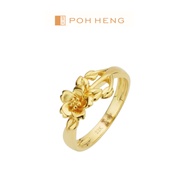 Poh Heng Jewellery 22K Blossom Ring in Yellow Gold