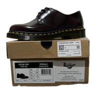 Dr. Martens Cherry Red Oxford Rub Off Vegan 1461 ( 3 eye shoe ) UK 5