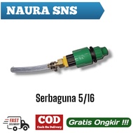 Selang5/16/Konektor selang pompa DC untuk tersambung keselang 5/16