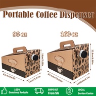 SG Disposable beverage dispenser 3L/5L Coffee dispenser Portable To-go Containers Lnsulated disposab