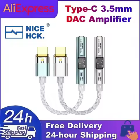NICEHCK NK1 MAX CX31993 Decoding Chip HIFI Portable Adapter Cable MAX97220 OP-AMP Type-C 3.5mm DAC A