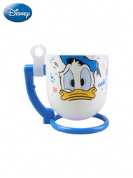 Disney 獲授權的可愛卡通唐老鴨創意旋轉刷牙漱口杯水牛奶咖啡茶杯家用情侶生日禮物裝飾品
