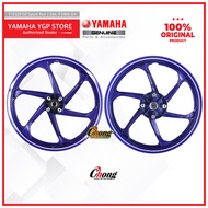 YAMAHA 125Z Y125ZR / Sport Rim/Cast Wheel 6 Batang Biru GP Line Putih ( F-1.60/R-1.85) 100% Original