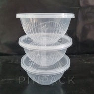 Thinwall DM 250ml ME Mangkok Bulat Garis / Ulir Plastik | Bowl Cup Mangkuk Tahan Panas Food Contaone