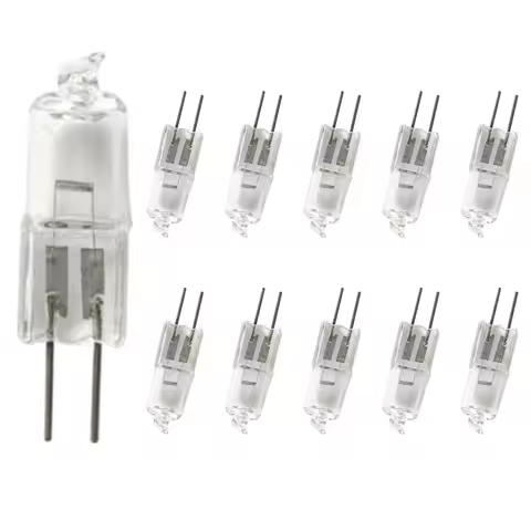 10PCS 12V 220V 10W 20W 35W 50W G4 Light Bulbs Inserted Beads Crystal Lamp Halogen Lamps Indoor Light