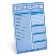 Sleep Routine Pad: My Awesome, Soothing, Self-Nurturing Sleep Tracker & Sleep Checklist, 6 x 9-inche