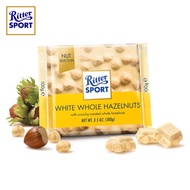 Hot spot Ritter Sport White Whole Hazelnuts 100g (Halal) [Ice Cold Packs Included]