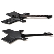 คลาสสิกสีเหลือง BC Rich Body กีตาร์ไฟฟ้า Rosewood Fretboard Chrome Bridge Tremolo นำเข้าฮาร์ดแวร์คุณ