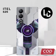 ( AQ 49 ) softcase itel s25 abstract motif anime cute aesthetic casing itel s25 Mika Hp-Case Casing 