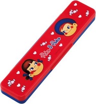 Skater 兒童餐具組 合金筷子+湯匙組 18cm 抗菌款 Peko醬 日本製 CCS3SAAG-A