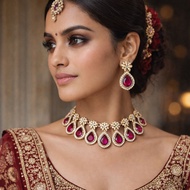 Indian Choker Indian Choker Necklace/ Indian Bridal Choker/ Indian Jewelry Necklace/ Indian Accessor