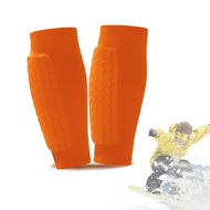 Honeycomb Protective Leg Sleeves, Shock Absorbing Shin Guards For Skiing & Sports, Breathable C6k3