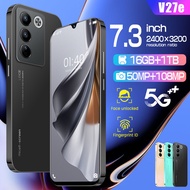 V27e Smartphone 16+1TB Large Memory Source Support Version Large Screen Full Screen Ready stock⭐⭐050