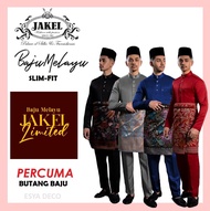 JAKEL LIMITED Baju Melayu Jakel Asad Motawh by JAKEL Cekak Musang Baju Raya 2024 Slim Fit Direct HQ Post