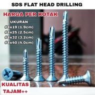 (100gr) SDS Drilling Screw (8x20) (8x25) (8x32) Inch SDS Drilling Screw Galvalum Roofing Light Steel