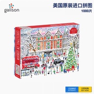 Galison《伦敦的圣诞》1000片进口原装拼图个性创意儿童智力成人减压玩具 Galison《伦敦的圣诞》1000片拼图