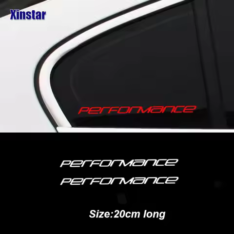 2Pcs Performance Car Windows Sticker For VW VK Golf5 Golf6 Golf7 GOLF7.5 MK6 MK7 MK5 MK4 MK3 MK2 GOL