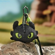 QIDUOJIE How To Train Your Dragon Keyring, Plush Kawaii Toothless Pendant, Movie Merchandise Furry C